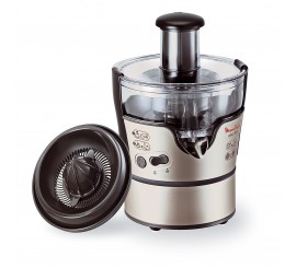 Moulinex JU385H10 Centrifugeuse, Appareil Extracteur de Jus Fruits ou Légumes, Réservoir Pulpe, 300W