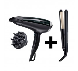 remington d5215gp pack sèche-cheveux + lisseur