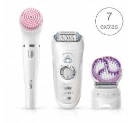 Braun Epilateur Silk-épil Beauty Set 7 7-885, Wet & Dry, 4 accessoires