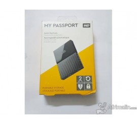 Disque dur externe WD 2TB, My Passport