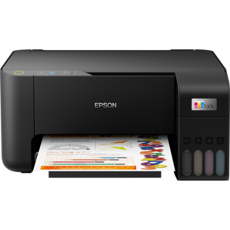 Imprimante Multifonction Epson EcoTank L3210, Jet d'Encre Couleur Bluetooth Noir