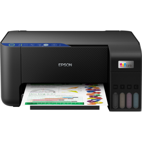 Imprimante Multifonction Epson EcoTank L3251, Jet d'Encre Couleur Bluetooth Noir