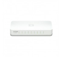 SWITCH D-Link 8-PORT DGS-1008A, 8 ports Ethernet rapide 10/100/1000