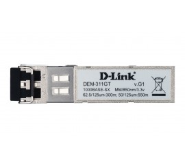 D-link SFP Transceiveur 1 port Mini‑GBIC vers 1000Base‑SX DEM‑311GT