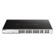 D-Link Smart switch DGS-1210-28P, 24 ports Gigabit PoE + 4 ports Combo SFP,