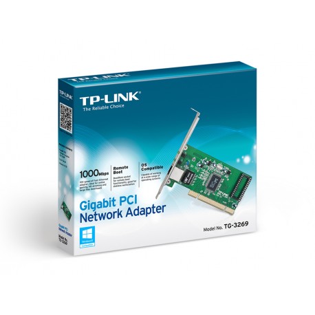 Carte Réseau TPLINK 10/100/1000Mbps PCI Network Interface Card,